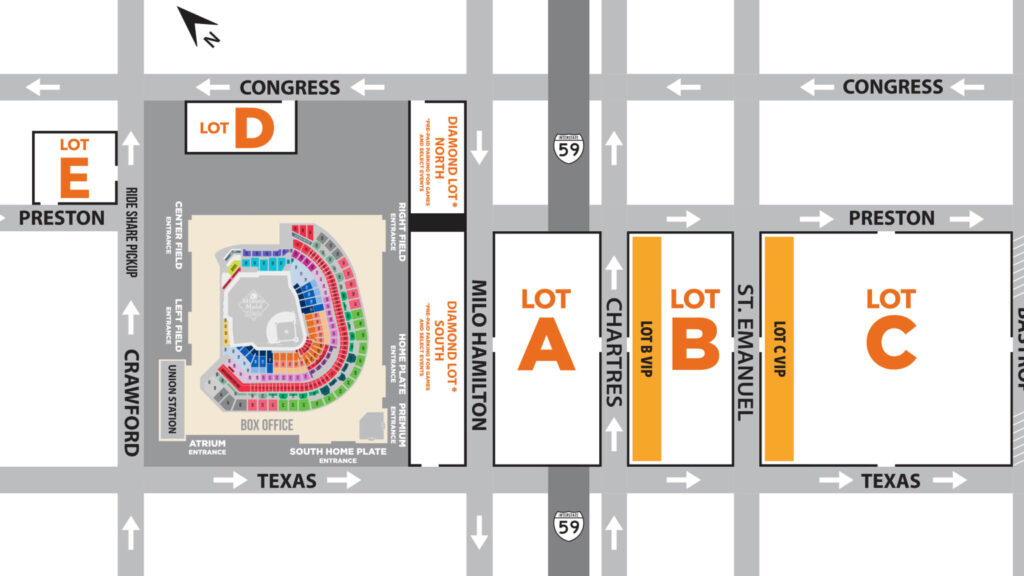 Minute Maid Park Parking Lots for Astros Game Parking