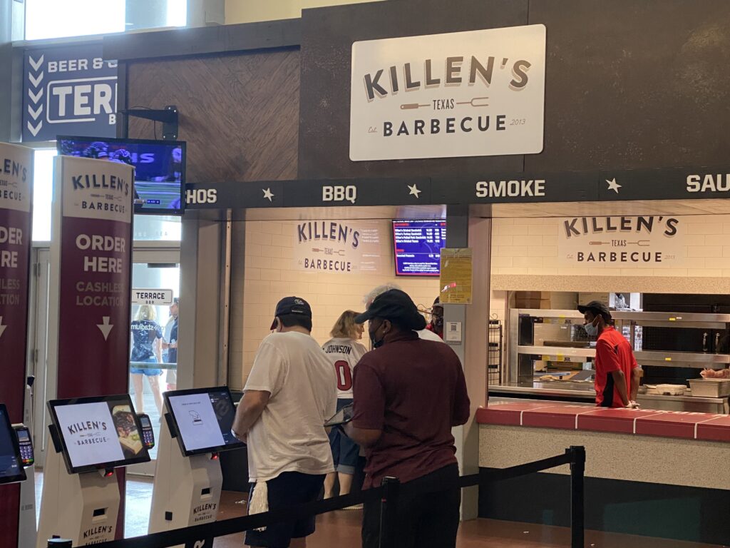 Killen's BBQ Concessions Stand at NRG Stadium